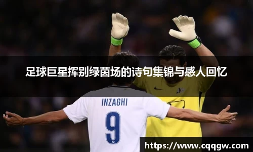 足球巨星挥别绿茵场的诗句集锦与感人回忆